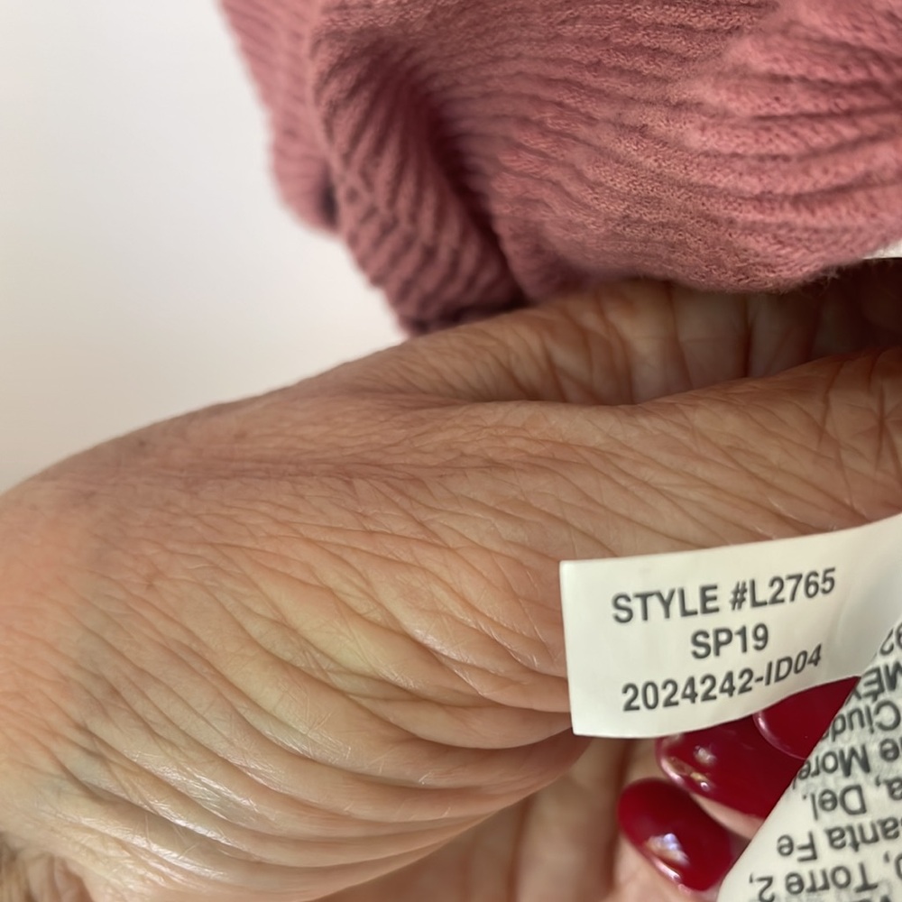 Madewell Texture & Thread XS Dusty Rose Sleeveless Tank - Picture 6 of 7